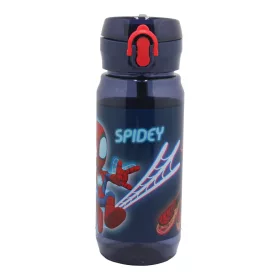 Pókember Spidey Web műanyag kulacs akasztóval 600 ml