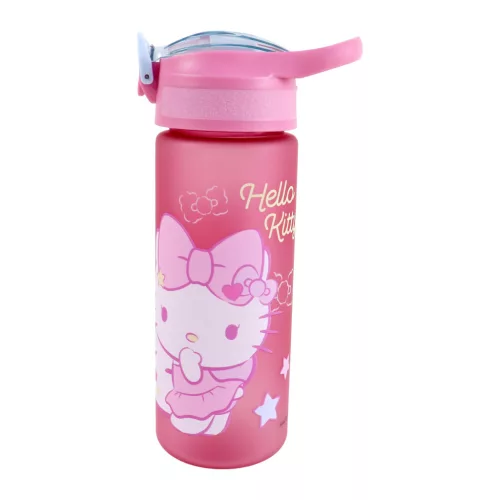 Hello Kitty Unicorn műanyag matt szívószálas kulacs 600 ml