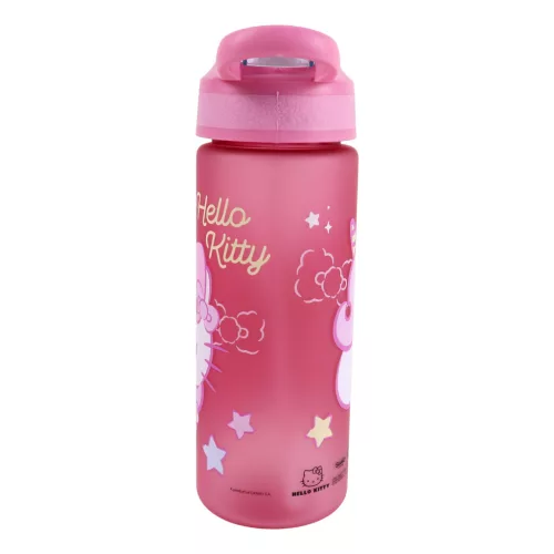 Hello Kitty Unicorn műanyag matt szívószálas kulacs 600 ml