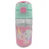 Fisher-Price Animals Unicorn műanyag szívószálas kulacs akasztóval 350 ml