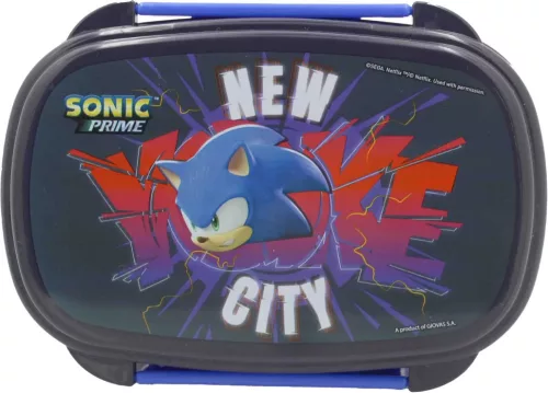 Sonic a sündisznó Get Me szendvicsdoboz + evőeszköz szett