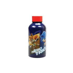   Sonic a sündisznó Hero Trio alumínium kulacs csavaros kupakkal 500 ml