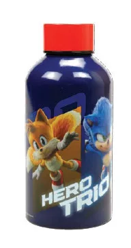 Sonic a sündisznó Hero Trio alumínium kulacs csavaros kupakkal 500 ml