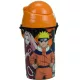 Naruto Fire műanyag szívószálas kulacs akasztóval 500 ml