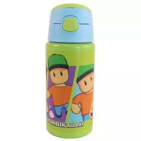   Stumble Guys All Day alumínium szívószálas kulacs akasztóval 500 ml