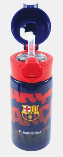 FC Barcelona Barca alumínium szívószálas kulacs 500 ml