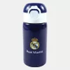 Real Madrid Blue alumínium szívószálas kulacs 500 ml