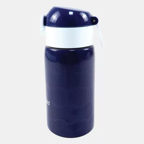 Real Madrid Blue alumínium szívószálas kulacs 500 ml