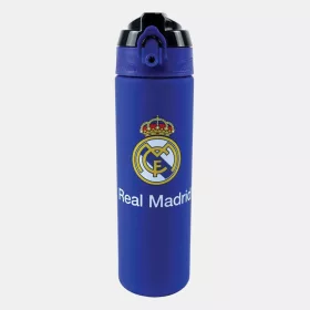 Real Madrid Blue műanyag matt szívószálas kulacs 700 ml