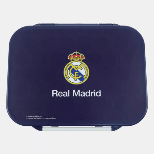 Real Madrid Blue több rekeszes uzsonnás doboz, szendvicsdoboz