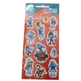 Hupikék törpikék Gift pufi szivacs matrica szett