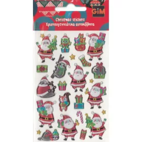 Karácsony Santa bubble matrica