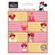 Disney Minnie Wink füzetcímke 16 db-os
