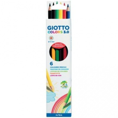 Színes ceruza 6 db-os Colors 3.0 Giotto