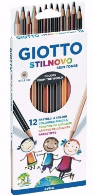 Színes ceruza 12 db-os Stilnovo bortónusok Giotto