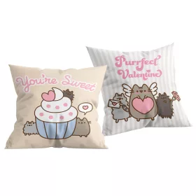 Pusheen Purrfect Valentine párna, díszpárna 40x40 cm