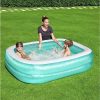 BESTWAY Car Pool családi medence, 201 x 150 x 51cm, zöld (54005)