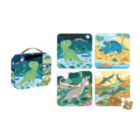   Janod J02541 6-9-12-16 darabos puzzle dinoszaurusz +2 éves kortól