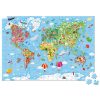 Janod 02656 "A világ" Óriás puzzle - 300 PCS