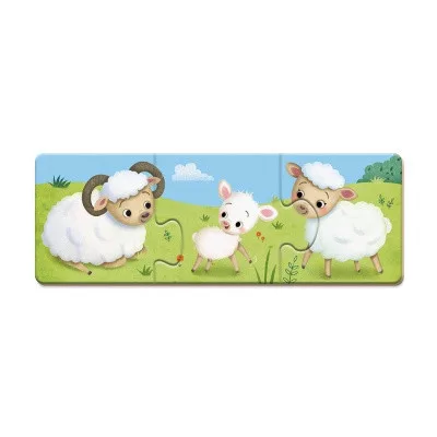 Janod 02710 Puzzle Trionimo - Párosító játék 30 db-os