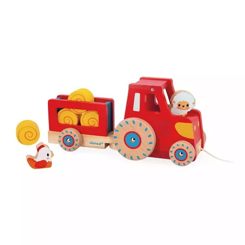 Janod J03317 Húzható traktor +12 hónapos körtól
