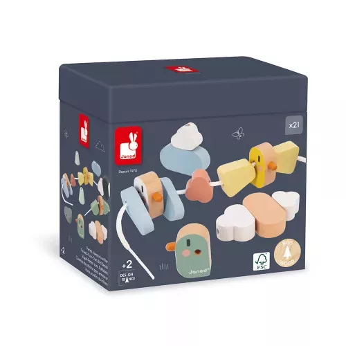Janod J04050Madaras készségfejlesztő fűzőjáték +2 éves kortól