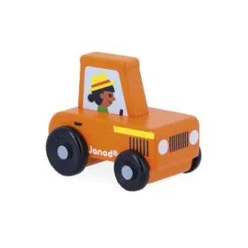 Janod J05932  fa traktor vidéki narancssárga