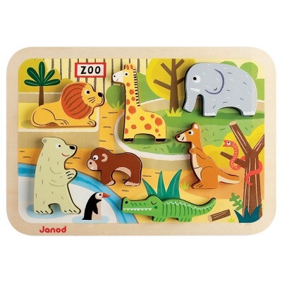 Janod 07022 3D puzzle-állatkert