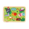 Janod J07120 A kert formapuzzle készségfejleszető játék +18 hónapos kortól