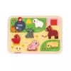 Janod J07121 A farmon formapuzzle készségfejleszető játék +18 hónapos kortól