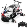 Jamara 403130 BMW M8 GTE 1:18 fehér 2,4GHz készlet