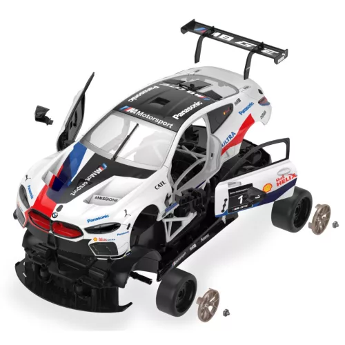 Jamara 403130 BMW M8 GTE 1:18 fehér 2,4GHz készlet