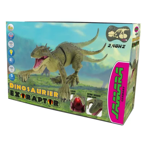 Jamara 410181 Dinosaur Exoraptor Li-Ion 3,7V 2,4GHz zöld
