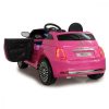 Jamara 460443 Akkumulátoros jármű Fiat 500 rózsaszín 12V