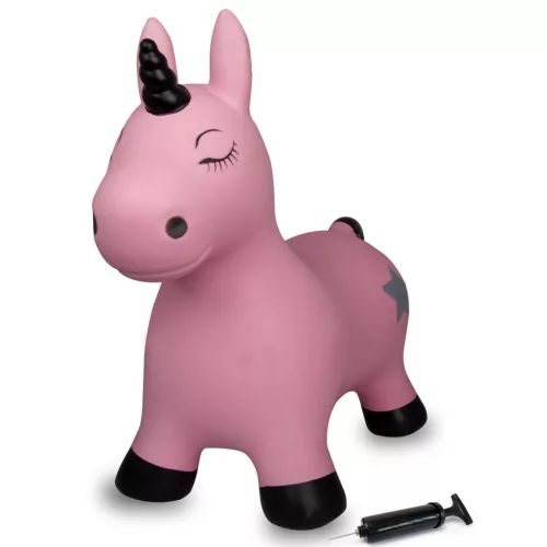 HoppyDoo ugráló állat egyszarvú rózsaszín pumpával