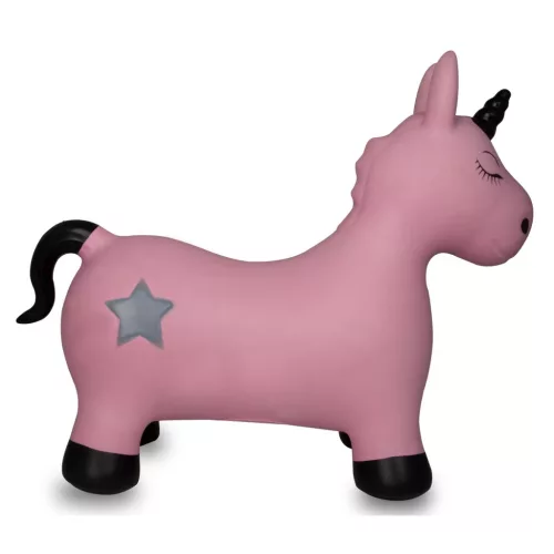 HoppyDoo ugráló állat egyszarvú rózsaszín pumpával