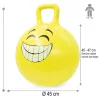 HoppyDoo Pattogó labda Mosolygó sárga 450mm