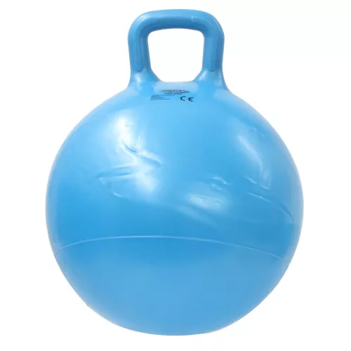 HoppyDoo Pattogó labda Mosolygó kék 450mm