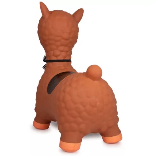 HoppyDoo ugráló állatka Lama barna, pumpával