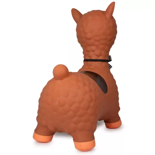 HoppyDoo ugráló állatka Lama barna, pumpával