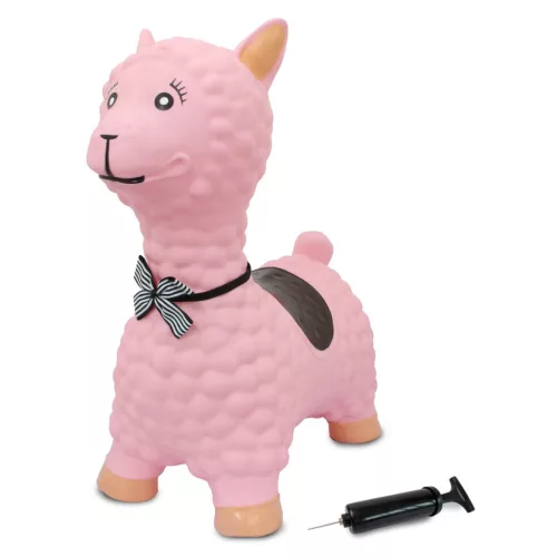 HoppyDoo ugráló állatka Lama rózsaszín pumpával