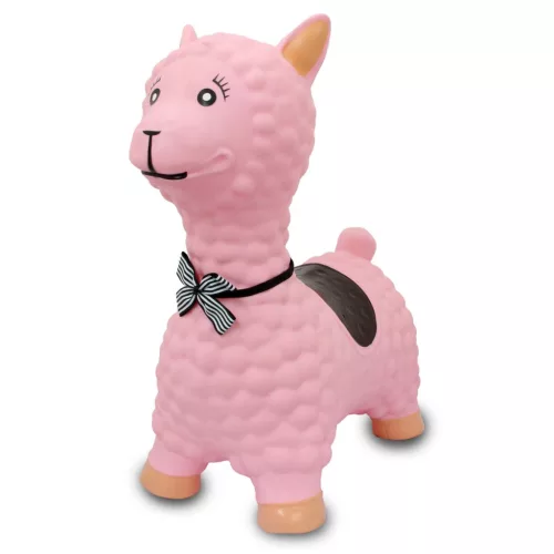 HoppyDoo ugráló állatka Lama rózsaszín pumpával