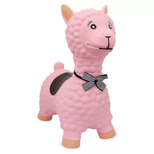 HoppyDoo ugráló állatka Lama rózsaszín pumpával
