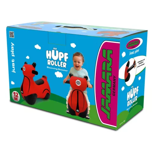 HoppyDoo ugráló roller piros szivattyúval
