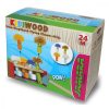 Jamara 460701 Fa játékok Kidiwood Kidiwood Kidiwood ugráló bohócok 6db.