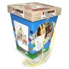 Jamara 460702 Wooden Toys Kidiwood Kidiwood Kidiwood fa blokkok építő készlet 100db.