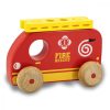 Jamara 460878 Wooden Toys Kidiwood Shape sorter vészhelyzeti járművek 4 részes