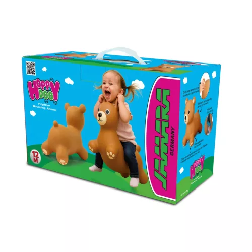 HoppyDoo ugráló állatka pumpával – Vidám ugráló medve