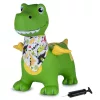 HoppyDoo ugráló állat Dino szárnyakkal zöld - pumpával