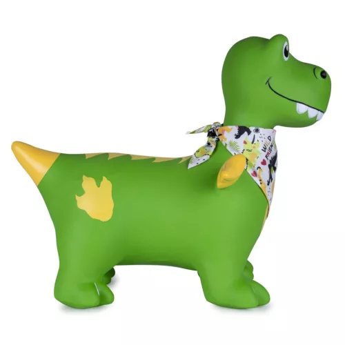 HoppyDoo ugráló állat Dino szárnyakkal zöld - pumpával